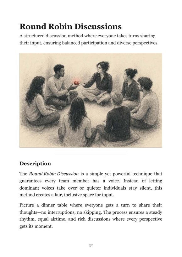 Sample tool page &mdash; Round Robin Discussions